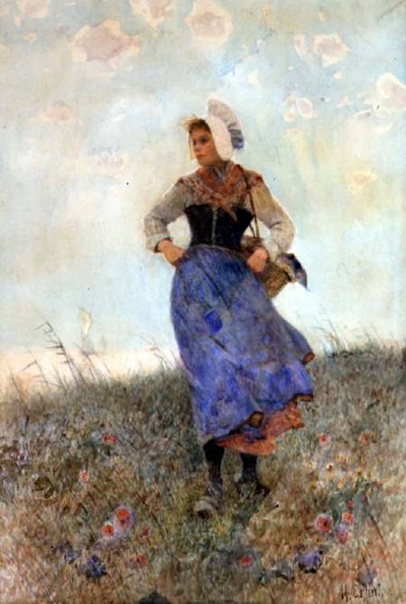 Breton Fishergirl from Hector Caffieri