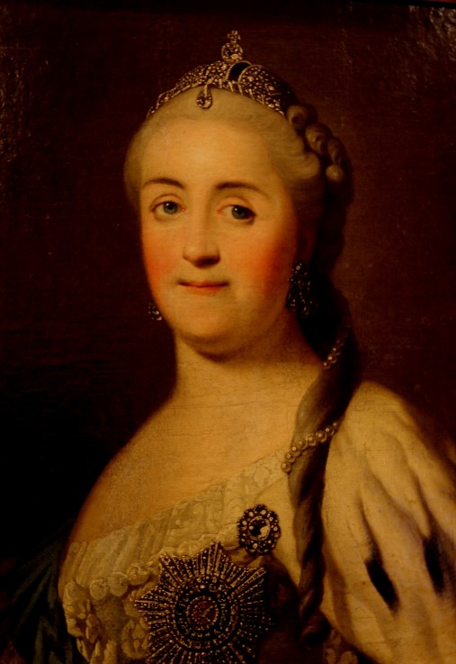 Portrait of Empress Catherine II (1729-1796) from Heinrich Buchholz