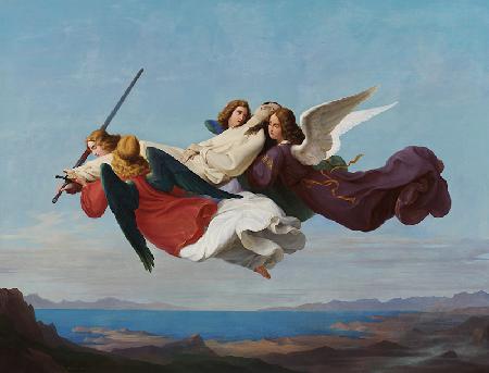 Übertragung des Leichnams der heiligen Katharina zum Berge Sinai