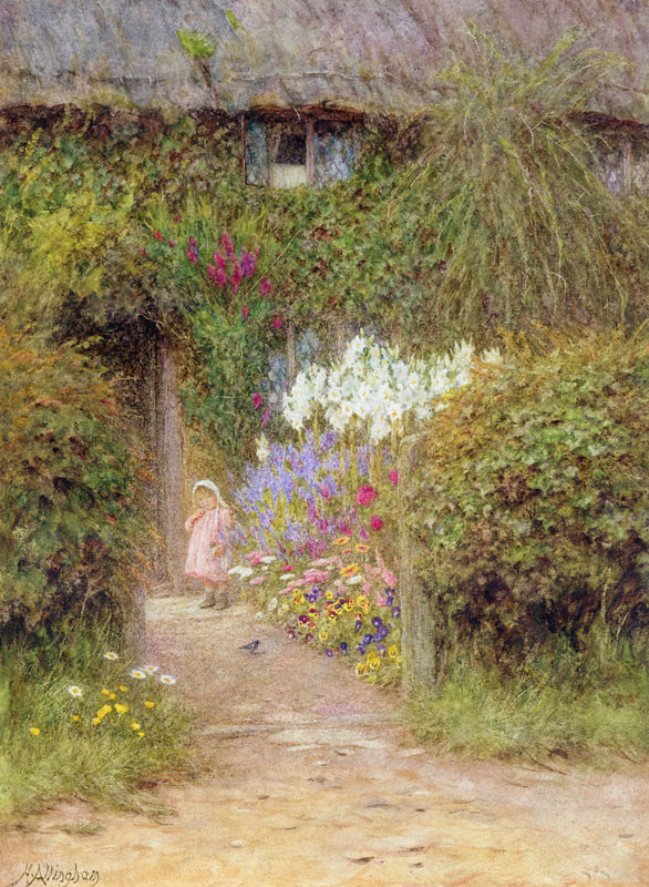 A cottage at Redlynch from Helen Allingham