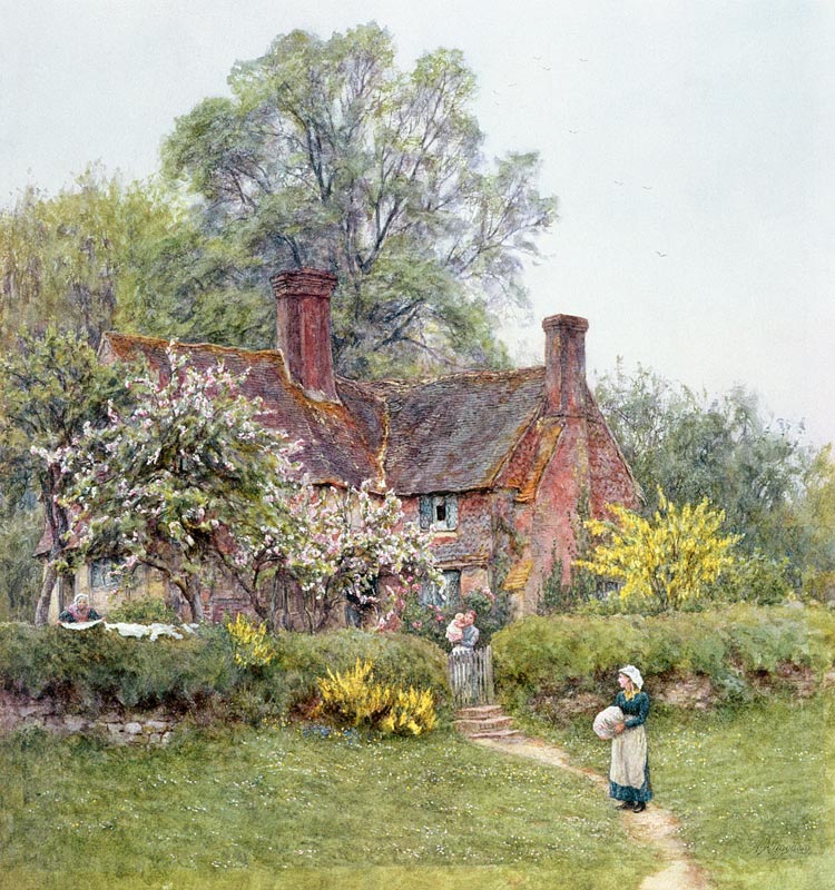Cottage at Chiddingfold from Helen Allingham