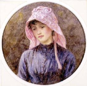 Portrait of a Girl in a Pink Bonnet