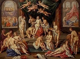 The vitality of the man (psyche) from Hendrick de Clerck