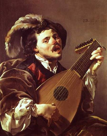 The Lute Player from Hendrick ter Brugghen