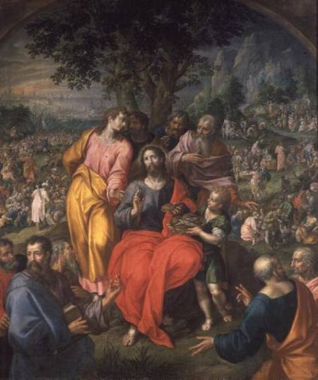 The Feeding of the Five Thousand from Hendrik de Clerck