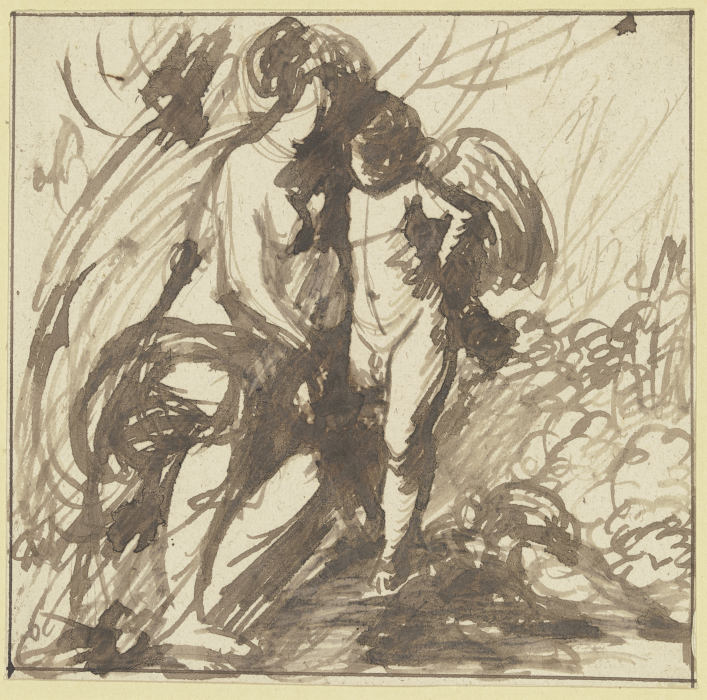 Venus and Cupid from Hendrik Goudt