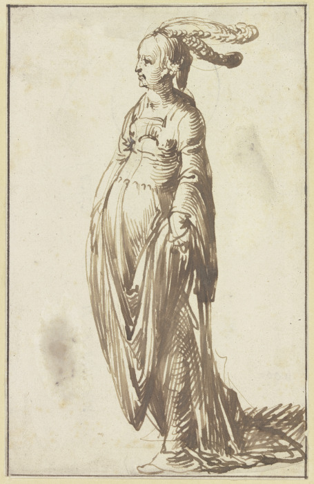 Garbed woman from Hendrik Goudt