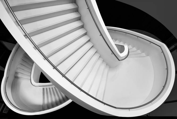 B&W staircase from Henk Van Maastricht