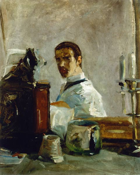 Self-portrait in front of a mirror - Henri de Toulouse-Lautrec