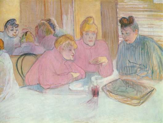 C flat lady from Henri de Toulouse-Lautrec