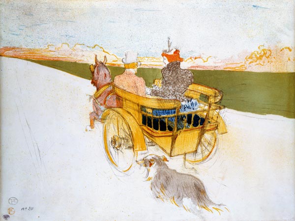 A Ride in the Country, or the English Trap  and from Henri de Toulouse-Lautrec
