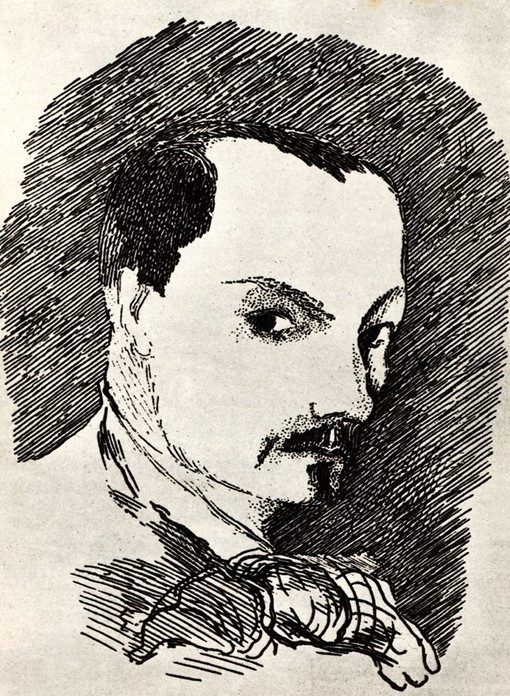 Charles Baudelaire (1821-1867) from Henri de Toulouse-Lautrec
