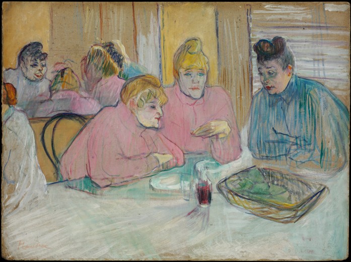 The Ladies in the Dining Room from Henri de Toulouse-Lautrec