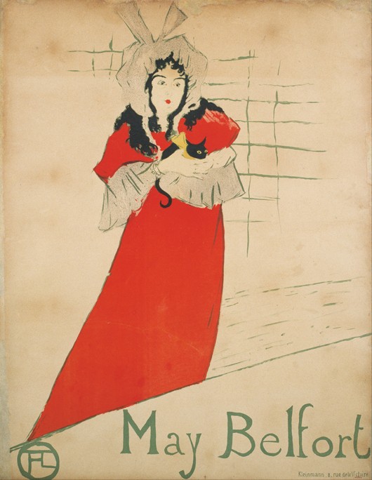 May Belfort (Poster) from Henri de Toulouse-Lautrec