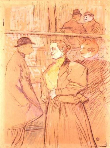 In the Moulin Rouge from Henri de Toulouse-Lautrec