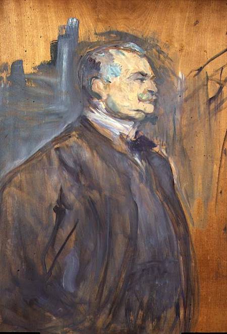 Portrait of de M. Manzi (panel) from Henri de Toulouse-Lautrec
