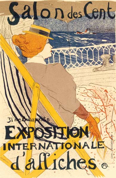 Poster advertising the ''Exposition Internationale d''Affiches'', Paris, c.1896 from Henri de Toulouse-Lautrec