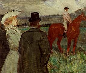 At the running from Henri de Toulouse-Lautrec