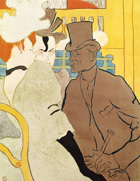 The Englishman at the Moulin Rouge from Henri de Toulouse-Lautrec