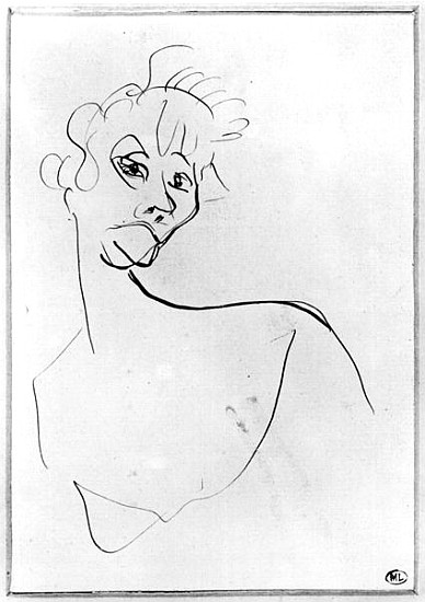Yvette Guilbert (1867-1944) 1894 from Henri de Toulouse-Lautrec