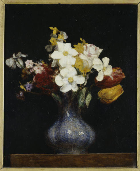H.Fantin-Latour / Daffodils and tulips from Henri Fantin-Latour