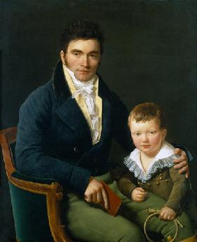 Portrait of a Member of the Barbet Family with his Son