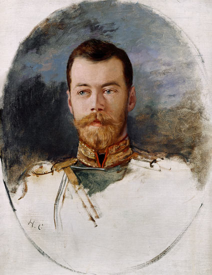 Study for a portrait of Tsar Nicholas II (1868-1918) from Henri Gervex