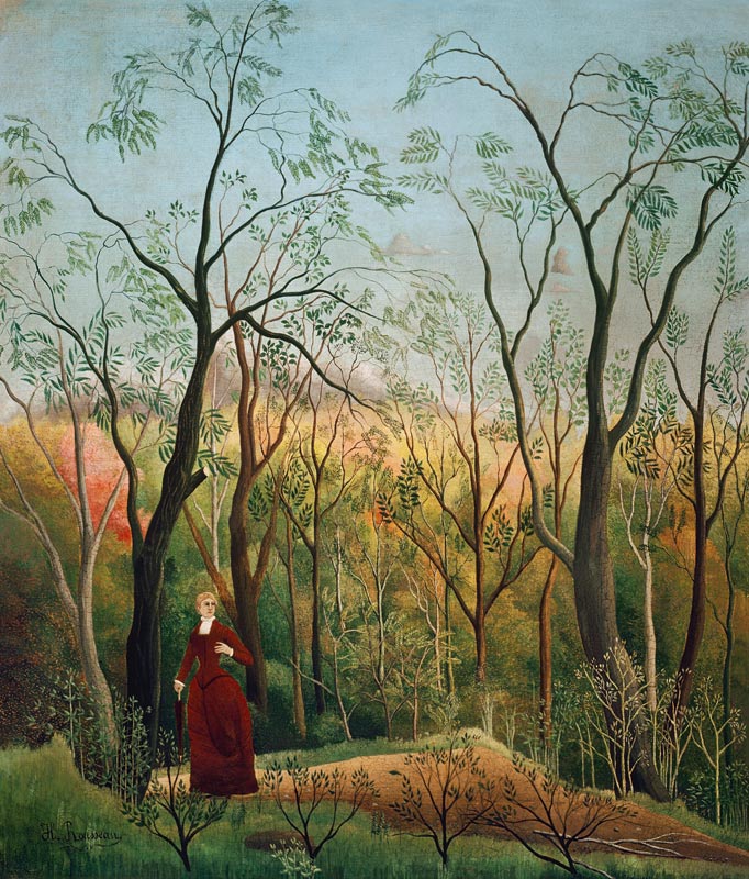 The Walk in the Forest from Henri Julien-Félix Rousseau