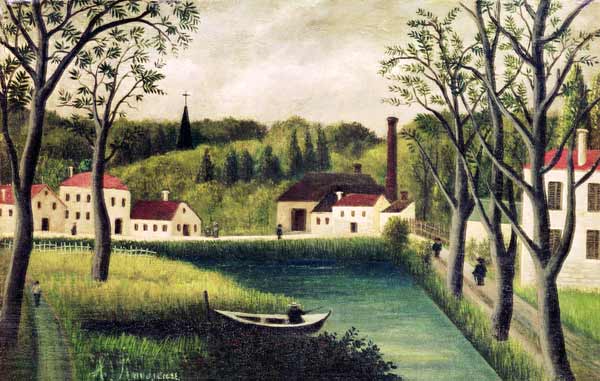 Landscape with a Fisherman from Henri Julien-Félix Rousseau