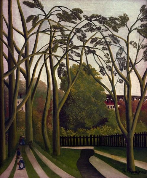H.Rousseau, Spring landscape Bièvre from Henri Julien-Félix Rousseau