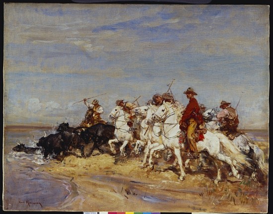 Rounding Up the Cattle from Henri Julien-Félix Rousseau