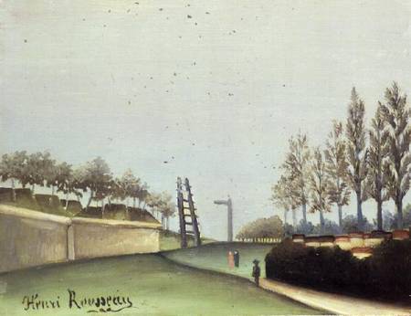 View from the Porte de Vanves, Paris from Henri Julien-Félix Rousseau