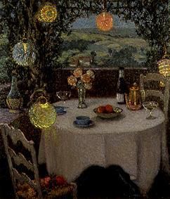 The table flax in the summer house from Henri Le Sidaner
