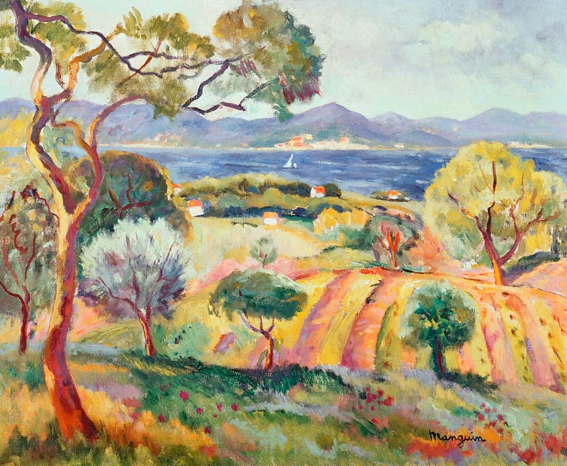 The Gulf of St. Tropez, c.1918 from Henri Manguin