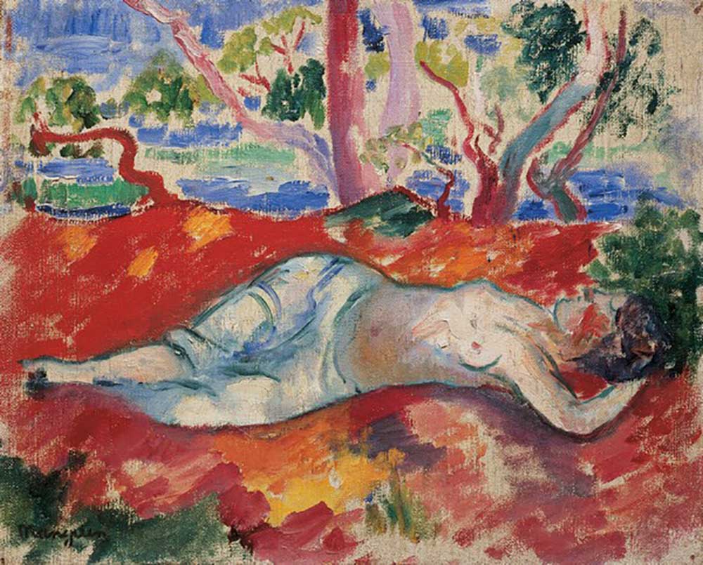 A Sleeping Woman (La Femme Endormie) from Henri Manguin
