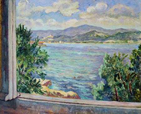 The Gulf of St. Tropez from the Oustalet, 1931