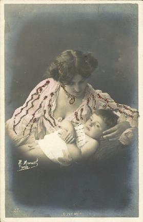 Child with his mother