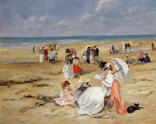 Beach at Courseulles from Henri Michel-Levy