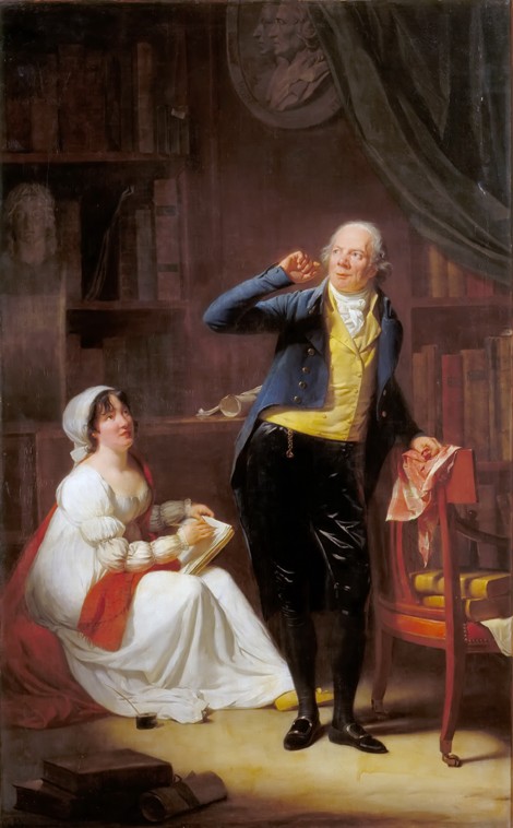 Jacques Delille and his wife from Henri-Pierre Danloux