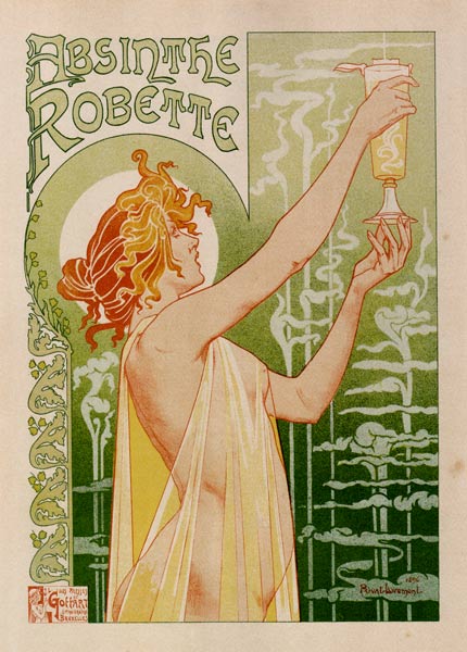 Absinthe Robette (Poster) from Henri Privat-Livemont