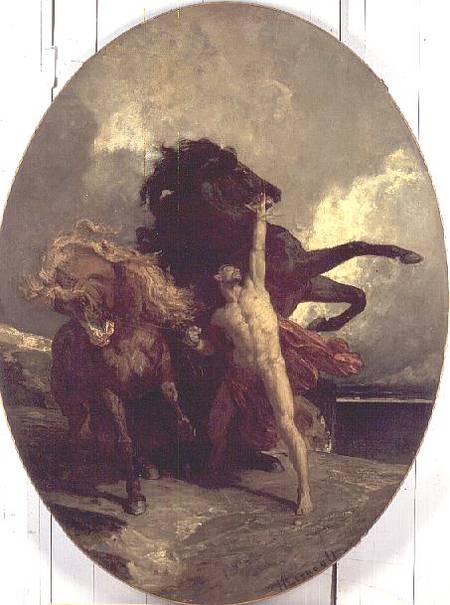 Automedon with the Horses of Achilles from Henri Regnault