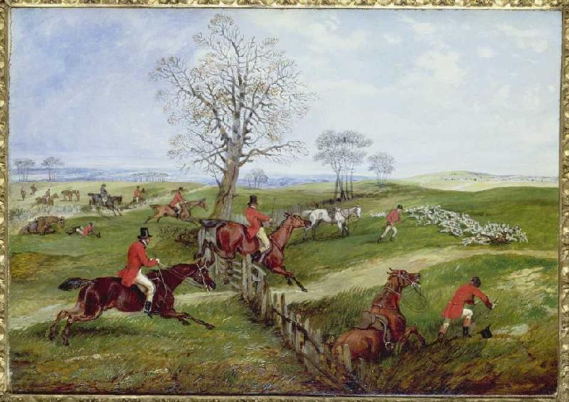 The end of the dashing hunting. from Henry Alken d.J.