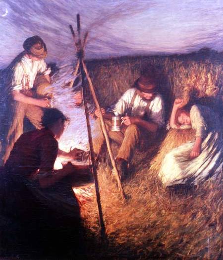 The Harvester's Supper from Henry Herbert La Thangue