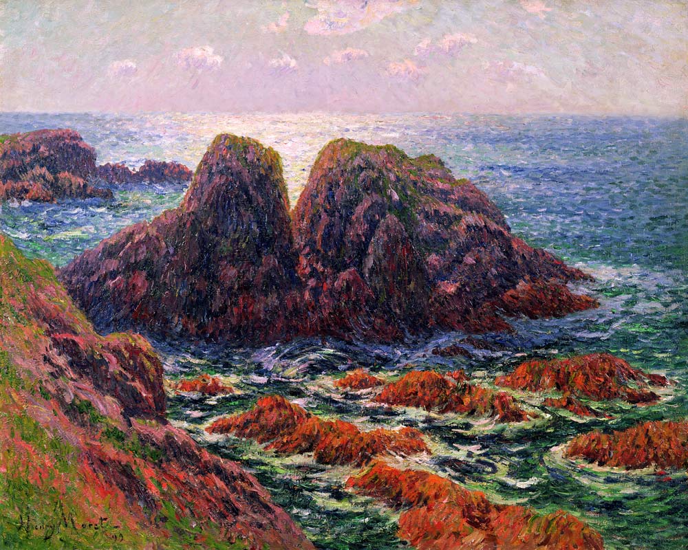 The sea at Finistere from Henry Moret