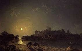 Moonlight View of Windsor Castle from the Thames