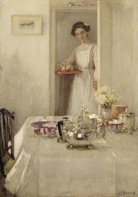 The Breakfast Table, 1907 (w/c and gouache on paper)