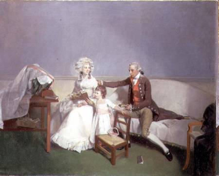 Sir Robert and Lady Buxton and their Daughter Anne from Henry Walton