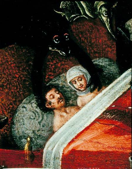 The Inferno, Couple in a bed surrounded by monstrous animals from Herri met de Bles