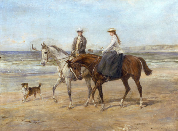 Riders on the Shore from Heywood Hardy