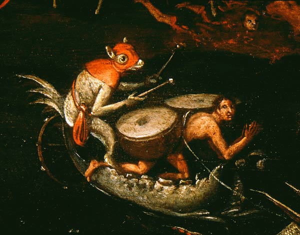 Hell (Detail) / Painting after Bosch from Hieronymus Bosch